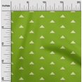thumbnail image 1 of oneOone Georgette Viscose Green Fabric Triangle Geometric Crafts Projects Decor Fabric Printed By The Yards 42 Inches Wide, 1 of 4
