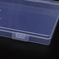 thumbnail image 4 of Transparent Rectangular Plastic Storage Box | Clear Lid Organizer Case - Durable Lightweight Bin | Multi-Purpose Visible Container for Home Office Supplies | Compact Space-Saving | 1 Pack | Pen, 4 of 6