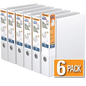 QuickFit® Binder de fichier lourd, Ring Quickload D, 6 Faites votre valise, 2"