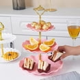 thumbnail image 2 of Christmas Decorations for Living Room Multi-Layer Candy Plate Wedding Ktv Living Room Creative Fruit Plate Dry Fruit Plate Refreshment Plate Three-Layer Fruit Plate, 2 of 7