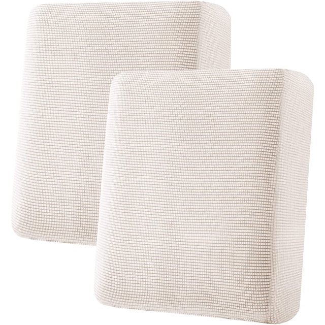 Super Stretch Stylish Cushions Covers/Furniture Cover Spandex Jacquard Small Checked Pattern Super Soft Slipcover Washable Individual