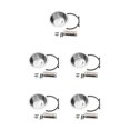 thumbnail image 1 of Maytalsory Reduce Spills And Mess Disassembled Pet Bowl Silver With Convenient 13CM 5Set, 1 of 6