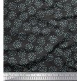 thumbnail image 1 of Soimoi Gray Modal Satin Fabric Dot Abstract Print Sewing Fabric Yard 42 Inch Wide, 1 of 5