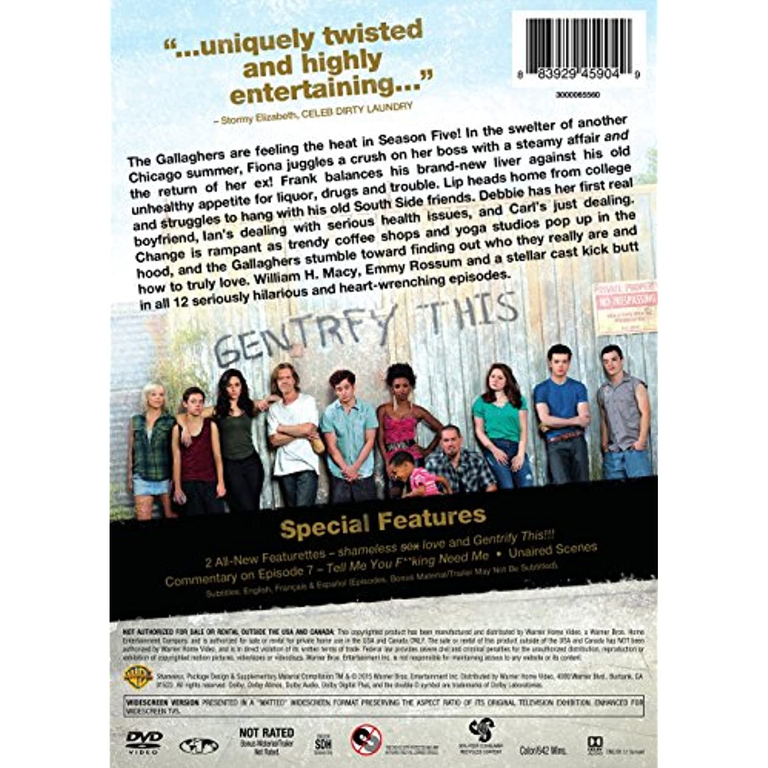Shameless: The Complete Fifth Season