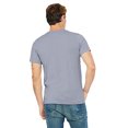 thumbnail image 2 of Bella Canvas Mens CVC Jersey Tee, 2XL, Heather Blue, 2 of 3