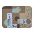 thumbnail image 1 of Carolines Treasures 8103-RUG Blue Heron Machine Washable Memory Foam Mat, 1 of 1