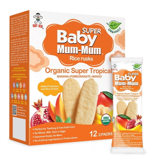 Baby Mum-Mum Biologiques Super Berries Biscuits de Riz