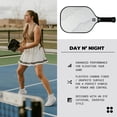 thumbnail image 3 of Holbrook Pickleball Paddles - Day N' Night Design | Performance Series | Carbon Fiber Graphite Blend Surface | Polypropylene Honeycomb Core, 3 of 5
