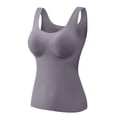 thumbnail image 1 of RXIRUCGD Haut Chaud Chauffant pour Femmes, Mode, Uni, à Encolure Ronde, avec Coussinet de Poitrine ( Gris, Taille : L ), 1 of 3