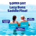 thumbnail image 2 of TRC Recreation Lazy Bunz Foam Saddle Pool Lounger Float, Tropical Teal, 2 of 11
