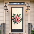 thumbnail image 3 of Pink Floral Rose Wall Backdrop Romantic Background for Events Parties Wedding Decor Photography Banner Backdrop Baby Shower Keepsake Celebrations, 3 of 4