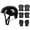 BK, variant on karymi 7Pcs/Set Children Kids Helmet Knee Elbow Pad Cycling Skate Bike Protecs Clearance