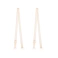 thumbnail image 1 of INSPIRE CHIC 1Pair Non-Slip Clear Bra Straps Replacement Invisible Transparent Bra Shoulder Straps Skin Color Width: 1.0cm/ 3/8", 1 of 5