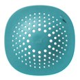 thumbnail image 2 of Oleegame 2PC Sink Drain Filter Cover Hair Snap Durable Silicone 2022 Shower Hair Plug With Suction Cup Drain Cover Easy To Install And Clean Set For Bathroom Tub And Kitchen Green, 2 of 6