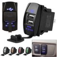 thumbnail image 3 of 12-24V 3.1A Dual USB Port Socket Plug Car Charger Adapter for Auto Truck Boat, 3 of 10