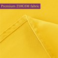 thumbnail image 3 of ORUYROP 210GSM Rectangle Table Cloth-Heavy Duty Water Proof Microfiber Tablecloth, Decorative Fabric Table Cover for Outdoor and Indoor Use (Yellow, 52 x 70 Inch ), 3 of 7