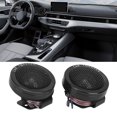 thumbnail image 4 of Car Audio Tweeter, Universal Speaker 35hz-20kHz High Frequency Response Mini Tweeter Built-in Divider 150W 4 Ohm  98dB Pair Dome Tweeter  For Audio System Black, 4 of 8