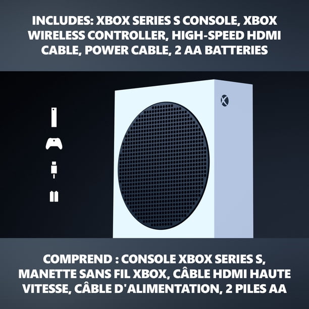 XBOX Series S - All Digital Gaming Console - 512GB SSD - Includes