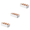 thumbnail image 3 of VONKY Échelle de Rangement à Plusieurs Couches, Grande Capacité, Boîte de Rangement en Plastique, Blanc Rectangulaire, 8 Cellules, 3 Pcs, 3 of 6
