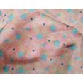 thumbnail image 4 of oneOone Silk Tabby Fabric Dot & Flower Floral Printed Craft Fabric BTY 42 Inch Wide, 4 of 4