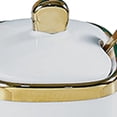 thumbnail image 4 of kurtrusly Porcelain Sugar Bowl Ceramic Condiment Pot Restaurant Orange for Kitchen Round Countertop White Square, 4 of 6