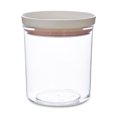 thumbnail image 3 of Récipient Alimentaire de Cuisine Empilable, Anti-Humidité, Organiseur de Grains 1 4 2, Support de Rangement Transparent avec Couvercle, Rose, 350 ml, 3 of 5