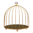thumbnail image 2 of Bird Cage Desktop Perfume Organizer Holder Countertop Makeup shelf makeup perfume display Rack storage make up rack 1-Tier, 2 of 9