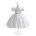 thumbnail image 3 of Baby Girls Spring Summer Ruffle Sleeveless Princess Dress - Polyester Viscose Blend, Solid Color, Suitable for Daily/Photography, 3 of 8