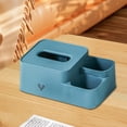 thumbnail image 4 of Tissue Cover Box With Tissue Cell Phone Facial Paper Organizer For Kitchen Bathroom Vanity Countertops Bedroom Dressers And Tables Gift, 4 of 6