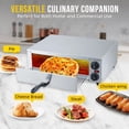 thumbnail image 4 of Kojooin Réchaud à Pizza Commercial de 16 Po et Armoire d'Exposition, Réchaud Alimentaire Chauffant en Acier Inoxydable pour Livraison Ou Buffet, 4 of 7