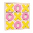 thumbnail image 3 of Milaget Tic TAC Toe Board Game Classical Family Games Brain Teaser for Kids Families Yellow Pink, 3 of 9