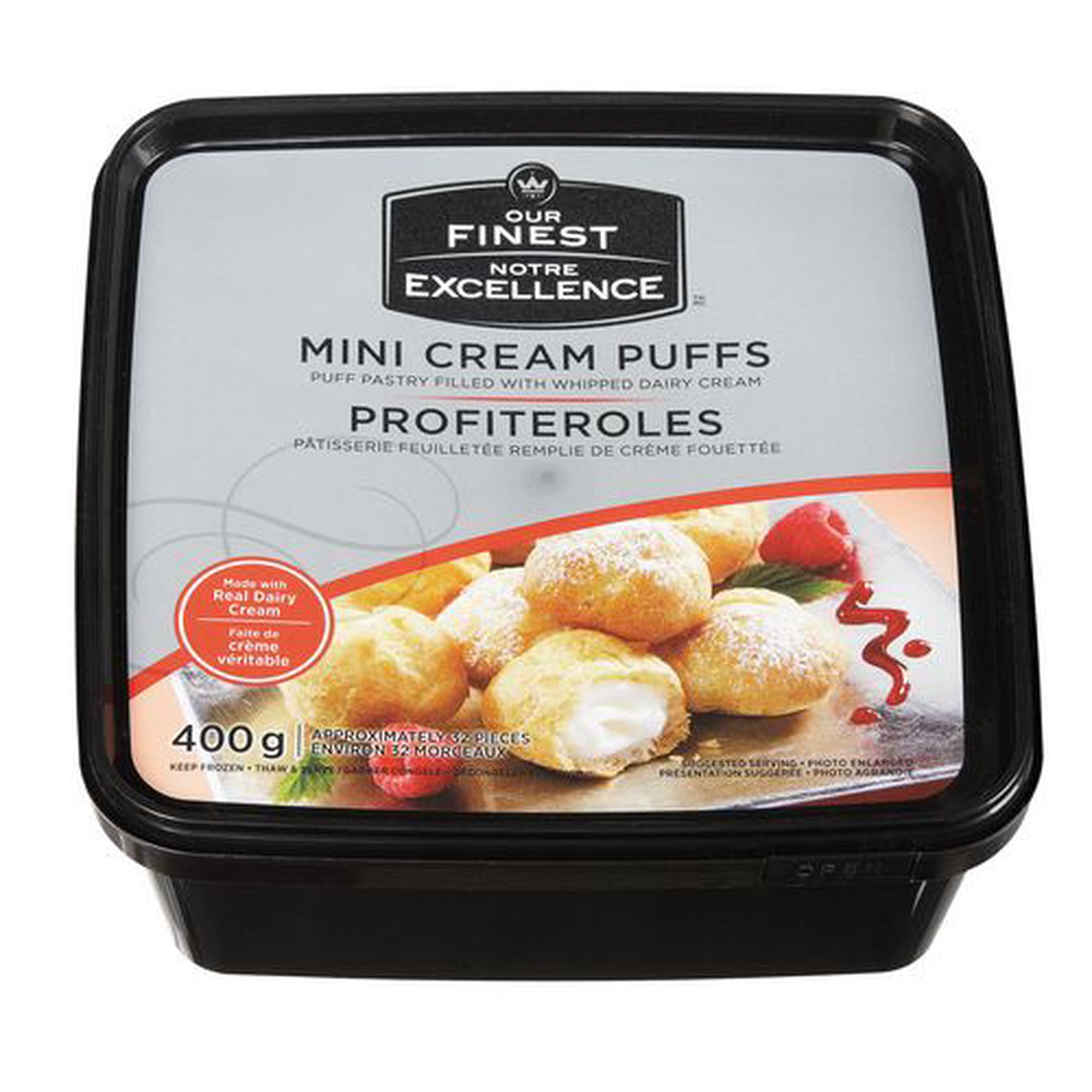 Our Finest Mini Cream Puffs, Approximately (400g) - Walmart.ca