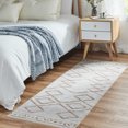 thumbnail image 3 of Rugking Area Rug 5X7 Kitchen Soft Rug Indoor Mat Geometric Print Floor Cover Thin Modern Carpet Doormat Non Slip Rugs for Living Bedroom Dining Room Taupe, 3 of 6
