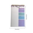 thumbnail image 2 of EGNMCR Back to School, Gift for Kids Weekly Plan B5 Flip Up Coil Notebook Schedule Book Color Portable Notebook Plan book, 2 of 2