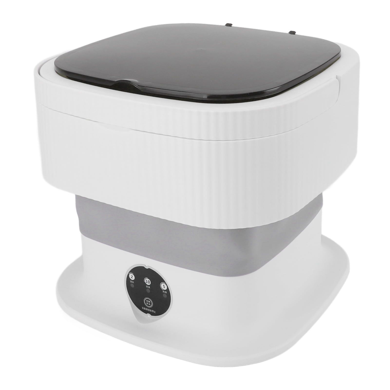 Portable Washing Machine, 40W Mini Foldable Laundry Clothes Washer for Underwear, Baby Clothes, Towels, Socks or Small Items, 10L Large Capacity Washer for Dorm Hotel Travel