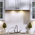 thumbnail image 4 of FASÄDE Traditional Style/Pattern 1 Decorative Vinyl Backsplash Panel in Matte White (6X6 Inch Sample), 4 of 4