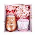 thumbnail image 1 of Mistaha Coffee Mug Gift Set 12oz Thermal Cup with Lid Straw Greeting Cards Towel Socks, 1 of 8