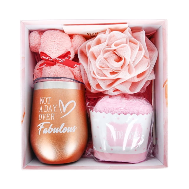 Mistaha Coffee Mug Gift Set 12oz Thermal Cup with Lid Straw Greeting Cards Towel Socks