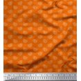 thumbnail image 1 of Soimoi Poly Georgette Fabric Dot & Paisley Print Fabric by the Yard 52 Inch Wide, 1 of 1