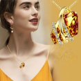 thumbnail image 1 of Jusqu'à 65 % de Réduction sur les Colliers SMihono pour Femmes, Collier Pendentif Géométrique en Strass, Bijou Cadeau, 1 of 2