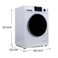 thumbnail image 2 of Equator Original All-in-One Washer Dryer VENTLESS/VENTED PET cycle 1.62cf/15lbs 110V, 2 of 14