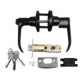 thumbnail image 2 of Door Handle Lock, Aluminum Alloy Door Lever Lock with 3 Keys for Room, 2 of 8