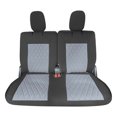 thumbnail image 1 of For 2020-2024 Ford Explorer Base FH Group Neoprene Custom Fit Car Seat Covers Water Resistant - 3rd Row Gray, 1 of 6