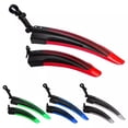thumbnail image 3 of Colored Mountain Bike Bicycle Mud Guards Bike Tiles Red, 3 of 8