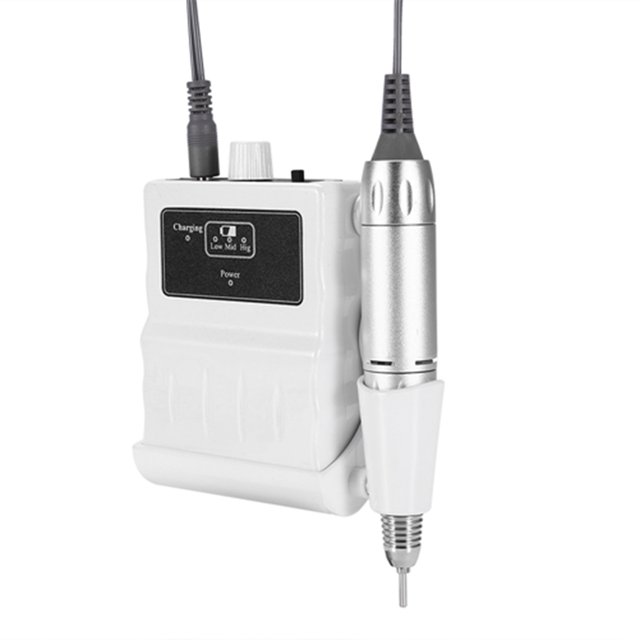 Nail Art Drill Nail Drill Nail Art Drill Tool Nail Art Drill Machine Nail Grinder 6Types Professional Chargeable Nail Art Drill Manicure Grinding Machine Tool With A Set Of