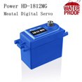 thumbnail image 2 of JUNWELL POWER HD 1812MG Waterproof Metal Gear Digital Servo For Trx-4 RC Car Crawler, 2 of 6