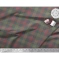 thumbnail image 2 of Soimoi Gray Poly Georgette Fabric Check Check Printed Craft Fabric by the Yard 42 Inch Wide, 2 of 2