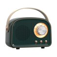 thumbnail image 1 of Chmadoxn Speaker Retro Bluetooth Speaker Mini Wireless Speaker With Riching In Clear Stereo Sound Portable Speaker Support FM, USB Drive, SD Card, AUX Bluetooth audio, 1 of 2