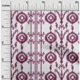 thumbnail image 1 of oneOone Tissu Popeline de Coton Rayé Paisley & Imprimé Ikat Cercle 1 Yard 56 Pouces de Large, 1 of 1