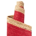 thumbnail image 4 of 9 Ft Round Red Jute Area Rug, Hand-Woven, Reversible, Farmhouse Boho Style, Durable & Pet-Friendly Rug for Living Room, Dining Room, and Bedroom, 4 of 5